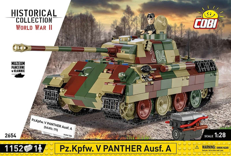 Cobi - World War II - Panzer V AUSF.A 1152 pcs