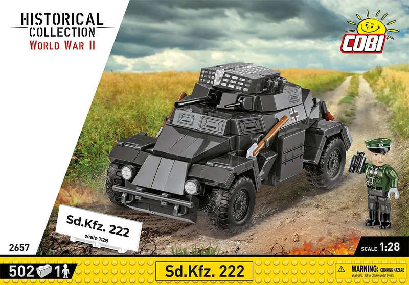 Cobi - World War II - Sd.Kfz.222 502 pcs