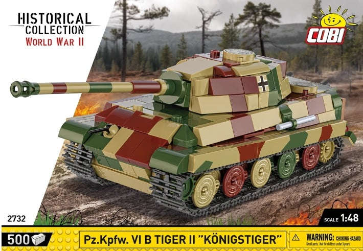 Cobi - World War II - Tiger II PZ.KPFW.VIB500 pcs