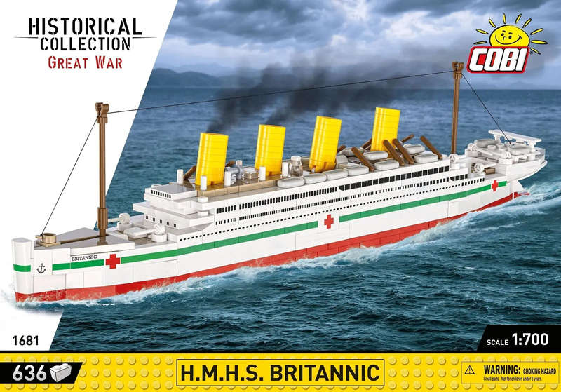 Cobi - World War I - H.M.Hospital Ship Britannic 636 pcs