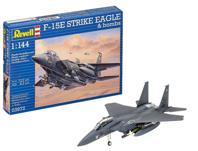 Revell F-15E Strike Eagle & Bombs 1:144 (Model Kit)