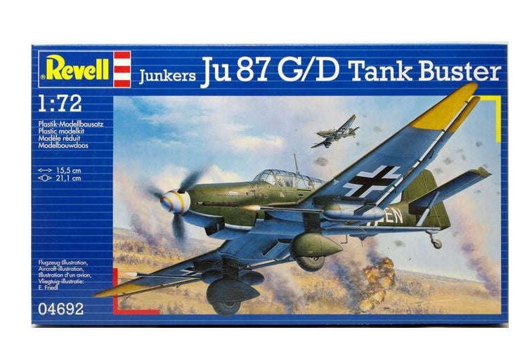 Revell Junkers Ju 87 G/D Tank Buster 1:72 (Model Kit)