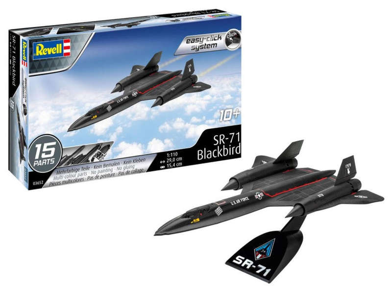 Revell Lockheed SR-71 Blackbird (easy-click) 1:110 (Model Kit)