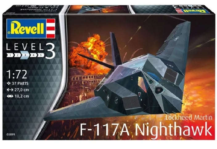 Revell Lockheed Martin F-117A Nighthawk Stealth Fighter 1:72 (Model Kit)