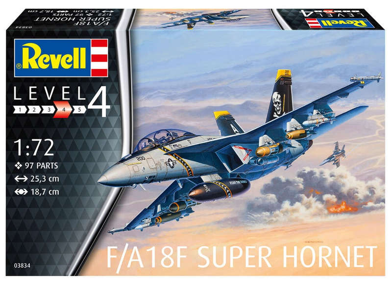 Revell F/A-18F Super Hornet 1:72 (Model Kit)