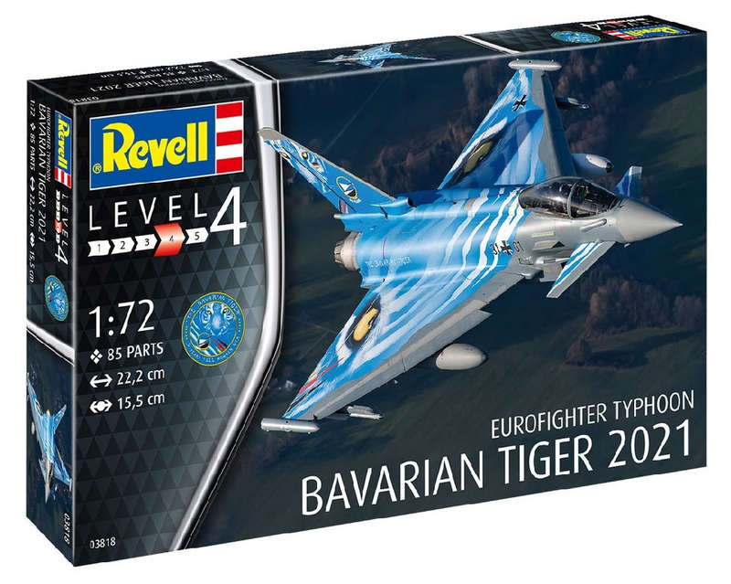Revell Eurofighter Typhoon "Bavarian Tiger 2021" 1:72 (Model Kit)