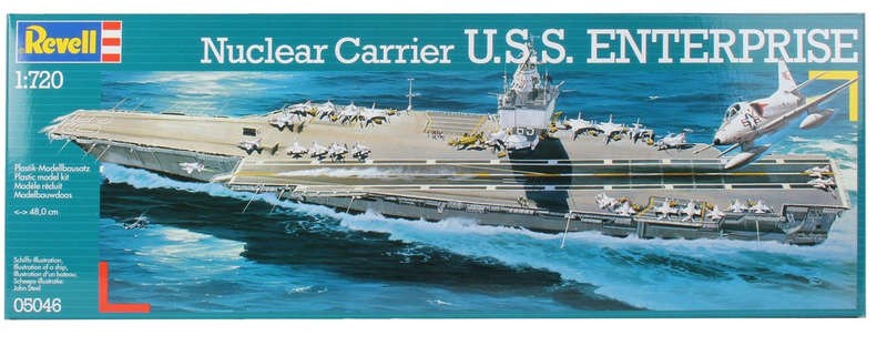 Revell Nuclear Carrier "U.S.S. Enterprise" CVN-65 1:720 (Model Kit)