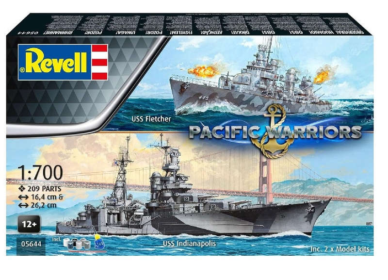 Revell Gift Set Pacific Warriors 1:700 (Model Kit)