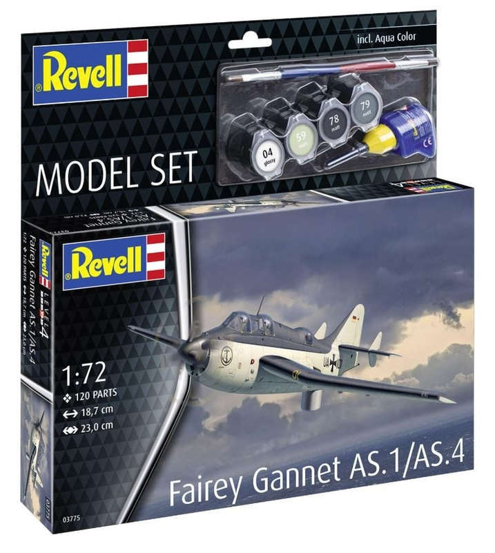 Revell Model Set Fairey Gannet AS.1/AS.4 1:72 (Model Kit)