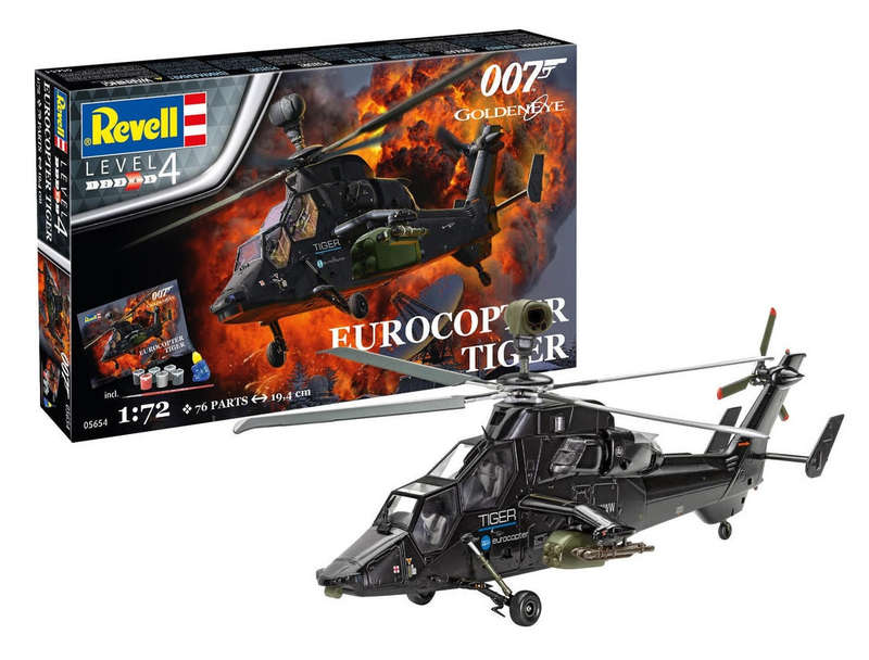 Revell Gift Set James Bond "Eurocopter Tiger" 1:72 (Model Kit)