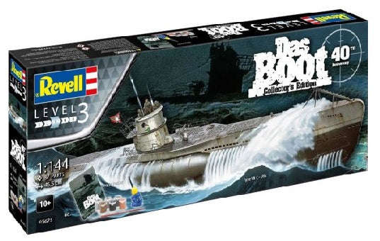 Revell Gift Set "Das Boot" Movie 40 Years Collector's Ed. 1:144 (Model Kit)