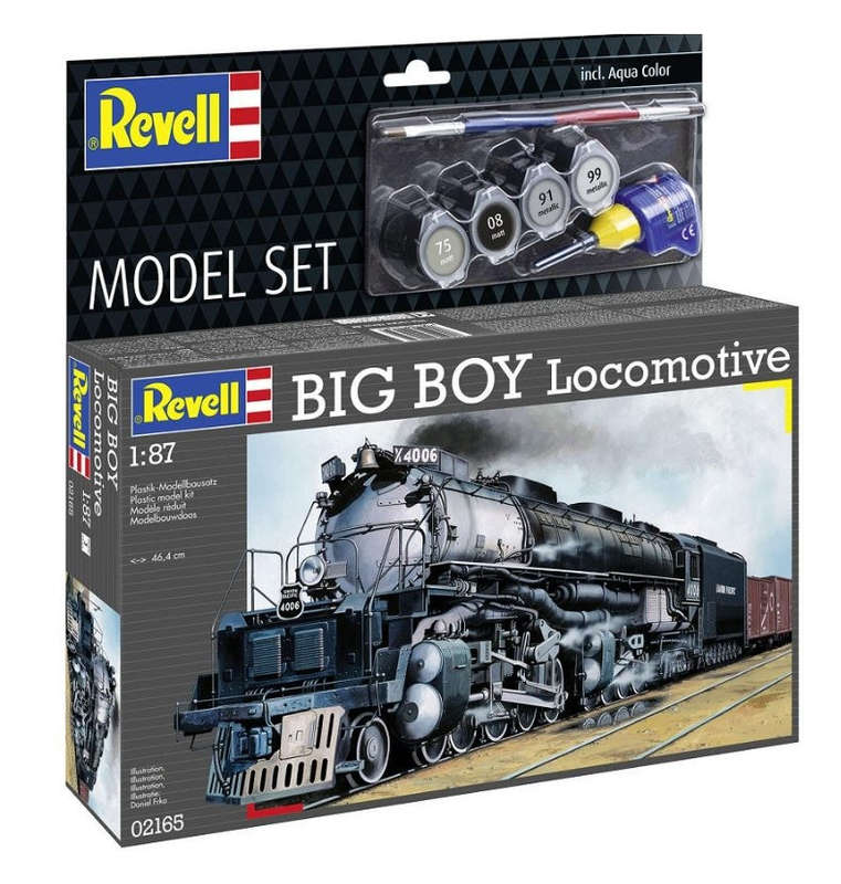 Revell Model Set Big Boy Locomotive 1:87 (Model Kit)