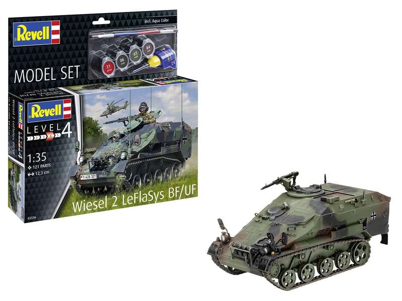 Revell Model Set Wiesel 2 LeFlaSys BF/UF 1:35 (Model Kit)