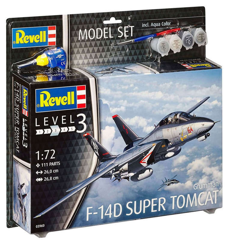 Revell Model Set F-14D Super Tomcat 1:72 (Model Kit)