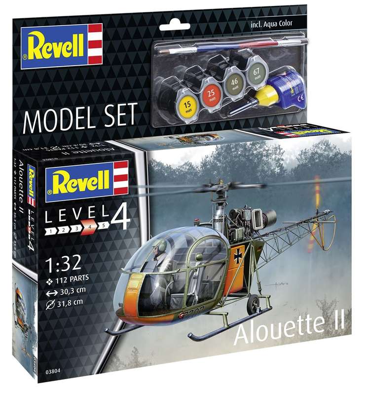 Revell Model Set Alouette II 1:32 (Model Kit)