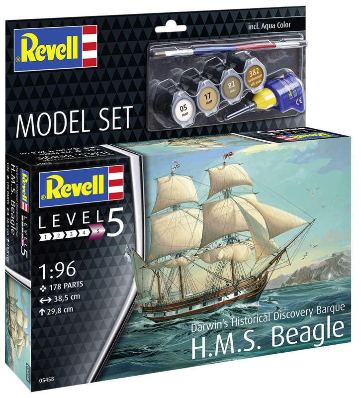 Revell Model Set HMS Beagle 1:96 (Model Kit)