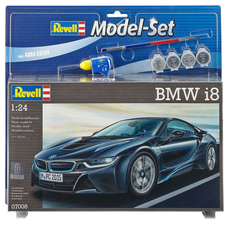 Revell Model Set BMW i8 1:24 (Model Kit)