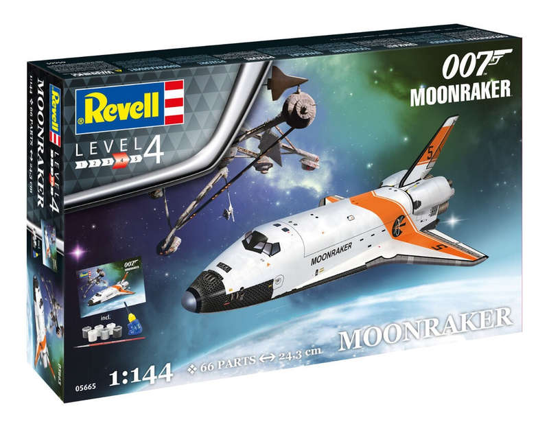 Revell Gift Set James Bond "Moonraker Space Shuttle" 1:144 (Model Kit)