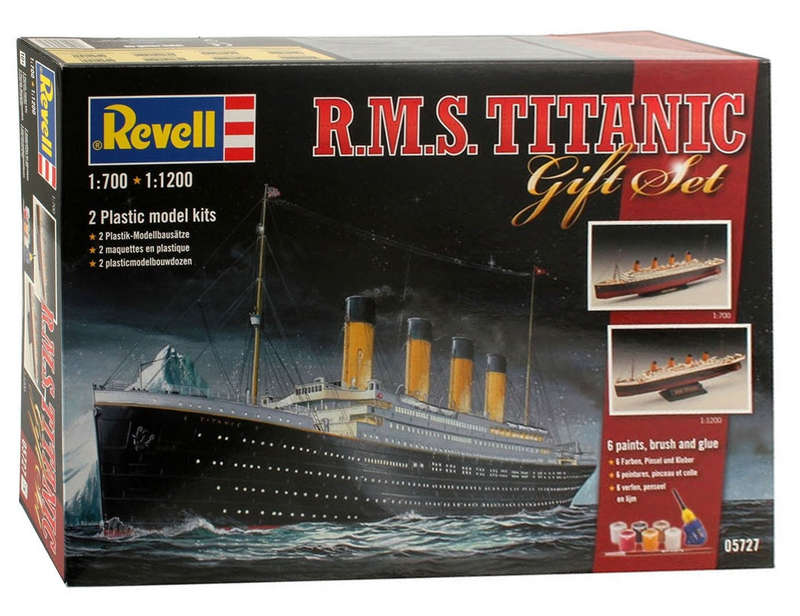Revell Gift Set R.M.S. Titanic (1:700 & 1:1200) 1:700 & 1:1200 (Model Kit)