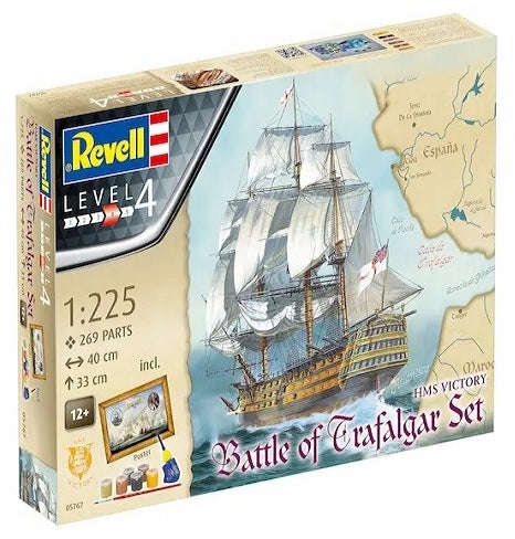 Revell Gift Set "Battle of Trafalgar" 1:225 (Model Kit)
