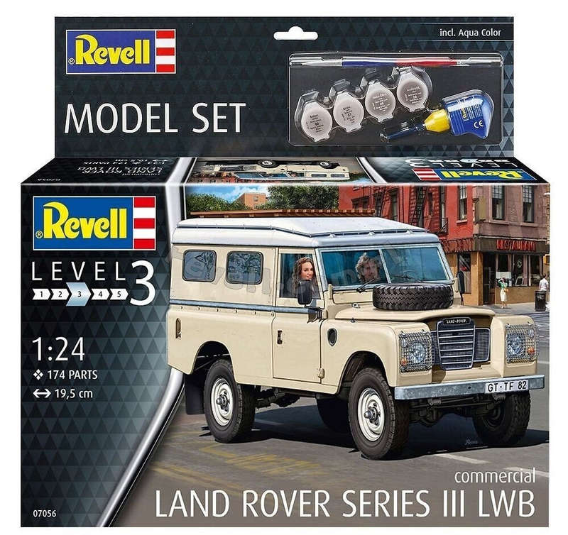 Revell Model Set Land Rover Series III LWB (Commercial) 1:24 (Model Kit)