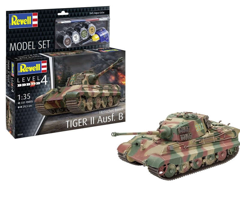 Revell Model Set Tiger II Ausf. B 1:35 (Model Kit)