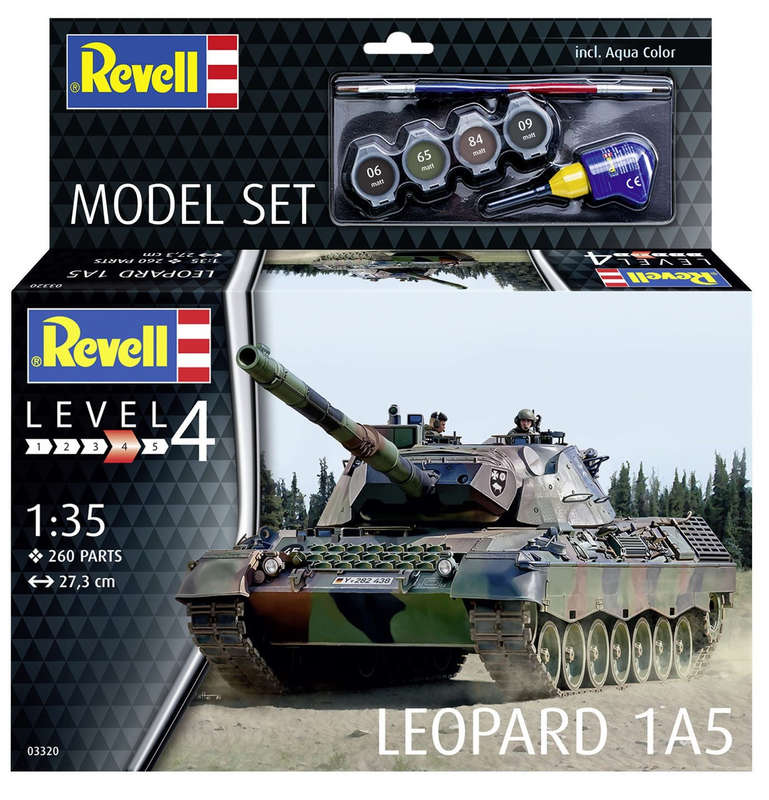 Revell Model Set Leopard 1A5 1:35 (Model Kit)