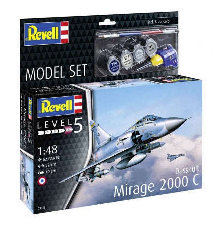 Revell Model Set Dassault Mirage 2000C 1:48 (Model Kit)