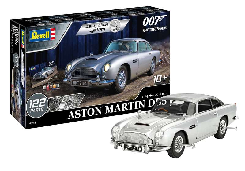 Revell Gift Set James Bond "Aston Martin DB5" easy-click 1:24 (Model Kit)