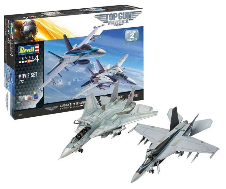 Revell Gift Set Top Gun Movies 1:72 (Model Kit)