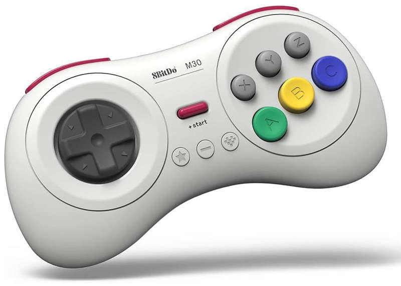 8BitDo - M30 Wireless Bluetooth Gamepad (White) (Nintendo Switch)