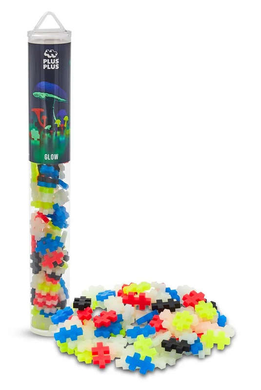 Plus-Plus: Tube - Glow Mix 100pc (Toys)