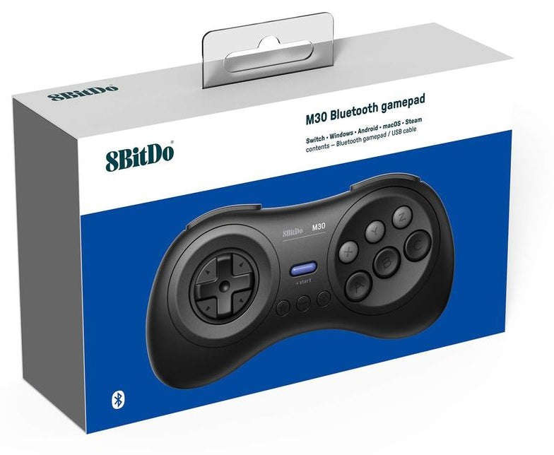 8BitDo - M30 Wireless Bluetooth Gamepad (Black) (Nintendo Switch)