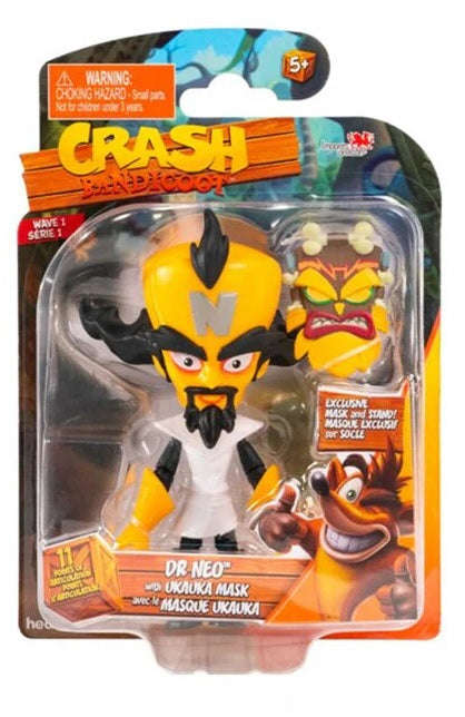 Bandai: Crash Bandicoot - Dr Neo With Ukauka Mask & Stand (Figures)
