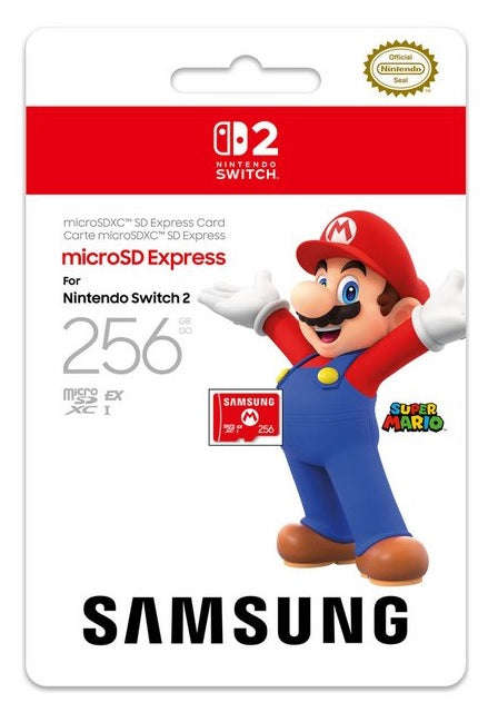 Samsung Micro SD Express Card 256GB (Super Mario) (Nintendo Switch 2)