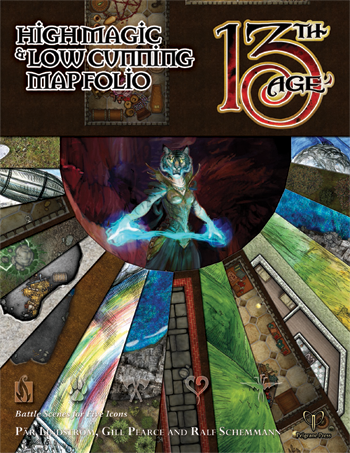 13th Age High Magic & Low Cunning Map Folio (Maps)