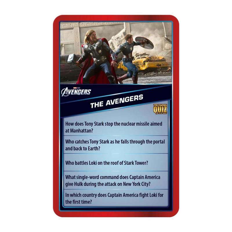 Marvel - Marvel Cinematic Universe Top Trumps Quiz (Deck Card Games)