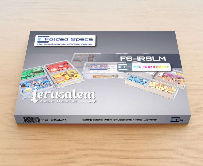 Ierusalem Anno Domini COLOUR INLAY Set (Dice Sets & Games)