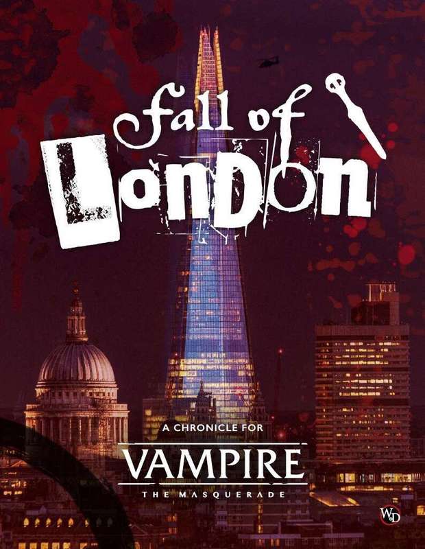 Vampire the Masquerade 5th Fall of London (Board Games)