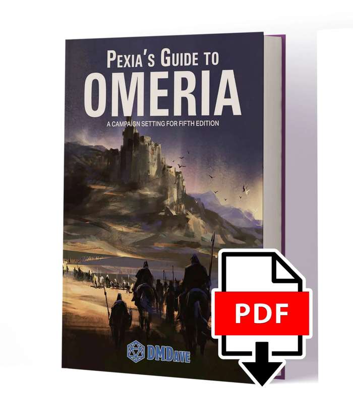 Legends of Omeria RPG Pexias Guide to Omeria 5E (RPGs)