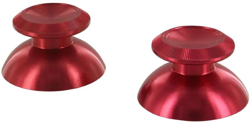 ZedLabz PS4 Alloy Metal Thumb Stick Replacements x2 [Red] (PS4)