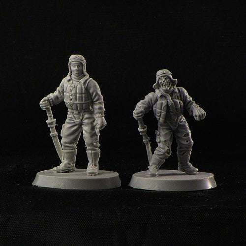 28mm oriental pilot (+zombie version) (Miniatures)