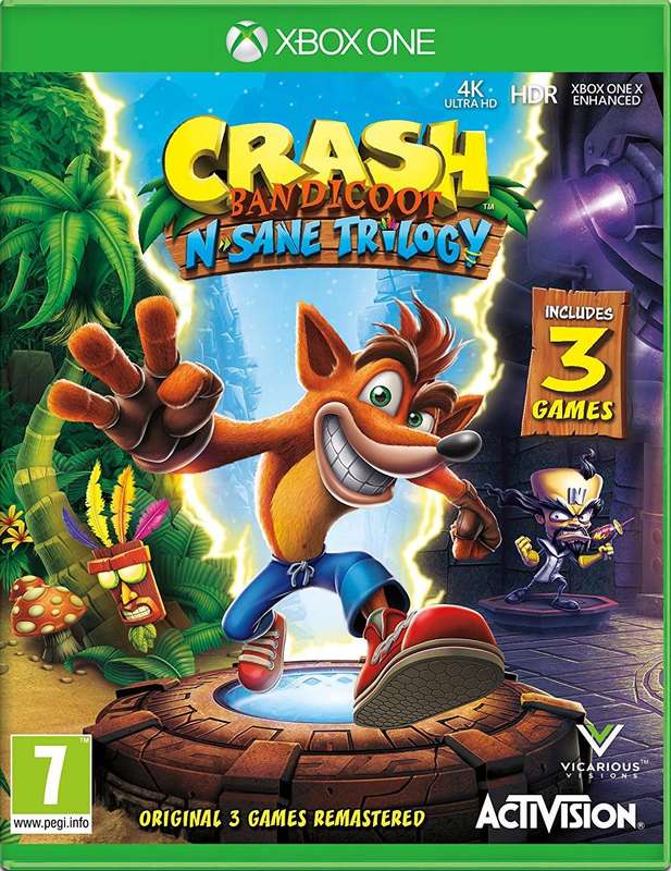 Crash Bandicoot N. Sane Trilogy (Xbox One)