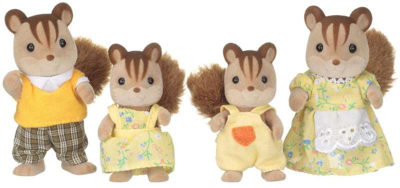 Sylvanian Families - Walnut Squirrel Family