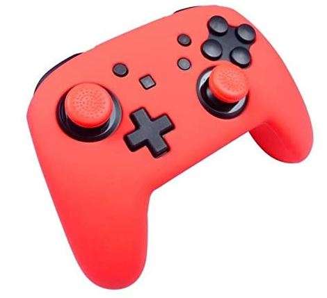 Subsonic Silicon Protective Cover Custom Kit for Pro Controller (Red) (Nintendo Switch)