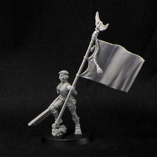 28mm Standard-bearer (topless) (FB-06) (Miniatures)