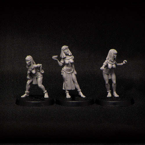 28mm egyptian vampires (3 models) (Miniatures)