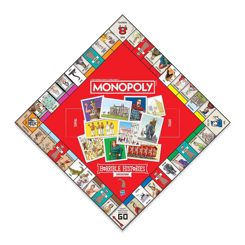 Monopoly Horrible Histories Civ Edition (Board Games)