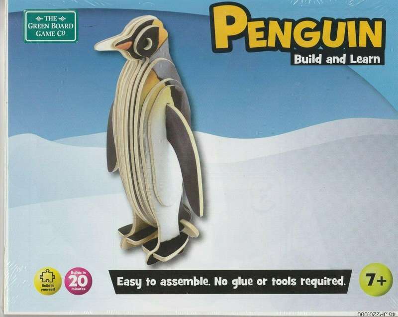 Green Board Games Penguin Build & Learn (Board Games)