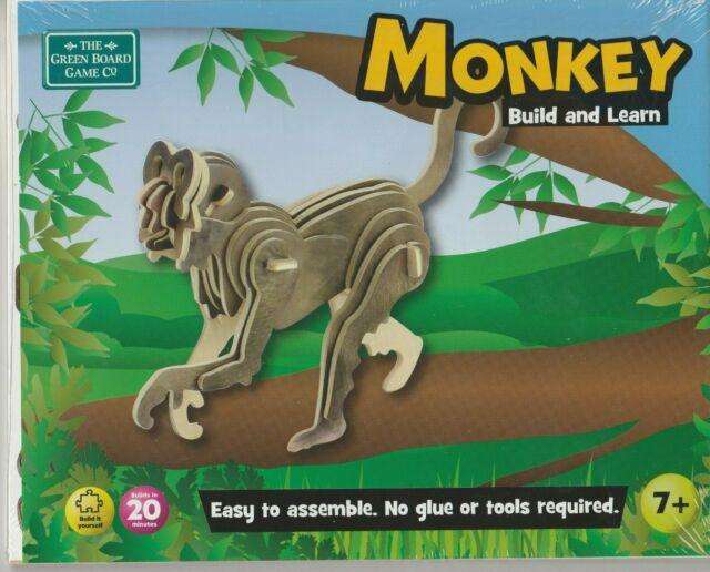Monkey Build and Learn Green Board Game /Toys (Board Games)